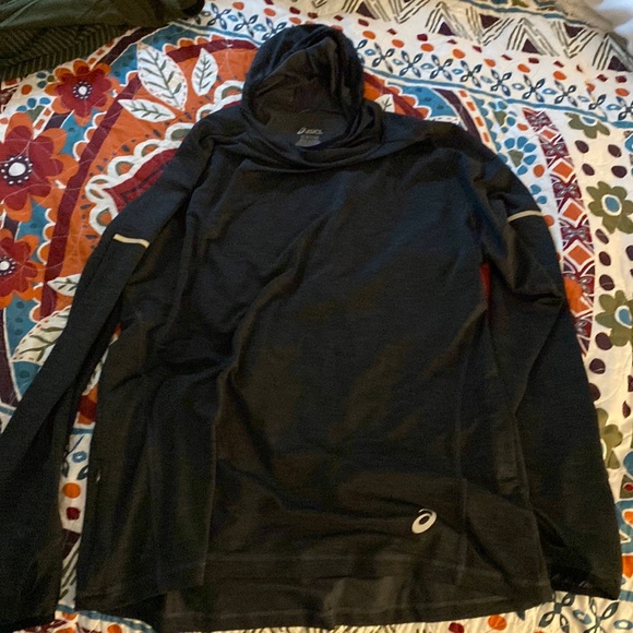 Asics Shirts Mens Xl Hooded Running Shirt Nwot Poshmark